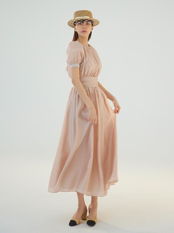 NO.4 DRESS - NUDE BEIGE
