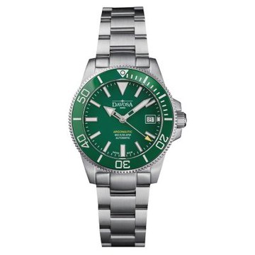 DAVOSA 161.532.70 ARGONAUTIC 39 翡翠綠色陶瓷外圈200M專業潛水錶