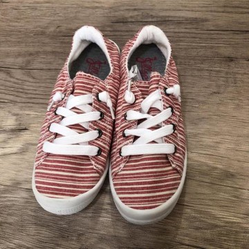 歐美出口大碼帆布鞋套腳懶人記憶鞋墊女鞋小白鞋休閑舒適Q8647