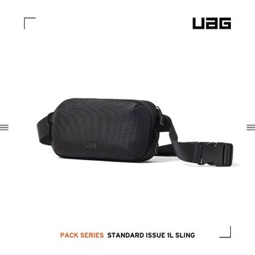 UAG 輕量潮流斜背包1L-黑