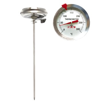 TRIARROW 三箭牌 掛勾式油炸溫度計300度C WG-T6 16.3 x 5.2cm  1支