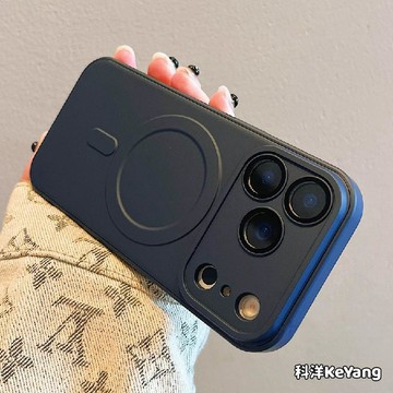 膚感 自帶鏡頭膜 強磁吸 防摔手機殼 適用於 蘋果 iPhone 17 16 15 14 13 ProMax 保護殼