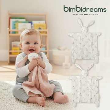 【bimbidreams】兔兔安撫巾 30x30cm (彌月禮 寶寶禮 滿月禮 寶寶玩具 安撫玩具)