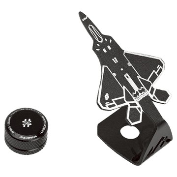 ShineTrip 山趣 19燈飛機指標  黑色  1個