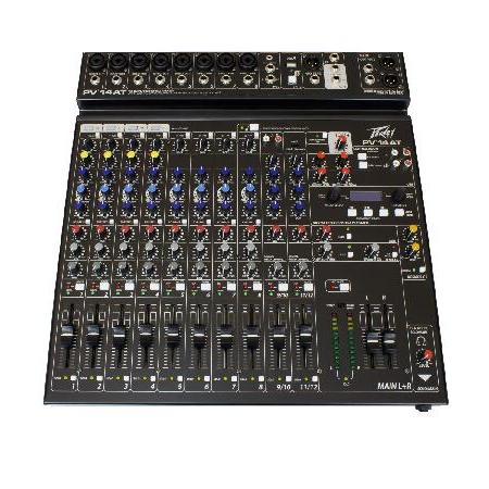 Peavey PV 14 AT 14 Channel Compact Mixer with Bluetooth and Antares Auto-Tune