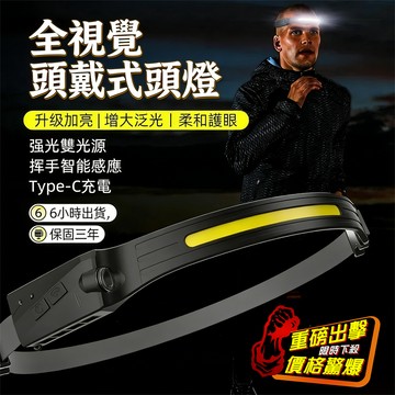 全網最低價💪輕量化感應頭燈 超亮強光頭燈 運動頭燈 防水頭燈 戶外頭燈 工作燈 工地頭燈 夜跑燈 強光頭燈 釣魚頭燈