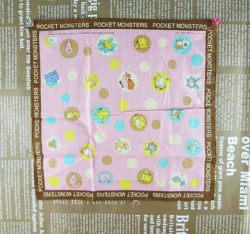 【震撼精品百貨】神奇寶貝 Pokemon 手帕-粉 震撼日式精品百貨