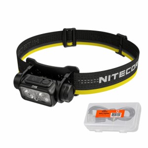 Nitecore NU43 Rechargeable Headlamp 1400 lumens USB-C Bright Lightweight for Camping Running or Working with Spotlight Fl