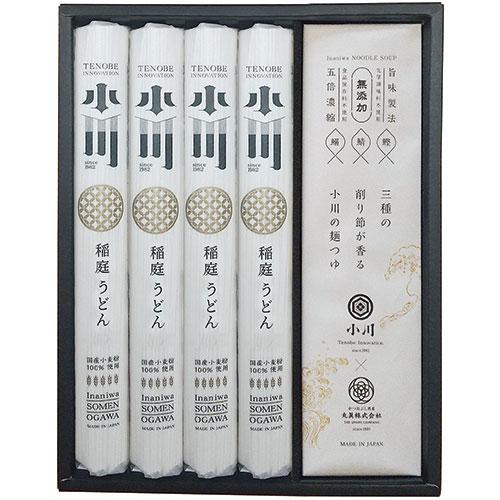 ノーブランド FUJI63367 稲庭うどん小川 北海道産小麦粉100%使用稲庭うどん・お出汁が香る?つゆギフト