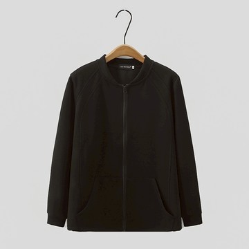 XL 美秀裝營 大尺碼女裝 大尺碼外套 夾克 大尺碼上衣新款大尺碼外套顯瘦拼接立領拉鏈衛衣棒球服00263