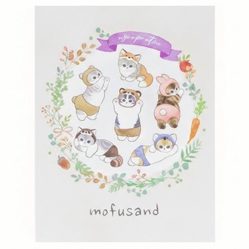 sun-star 貓福珊迪 mofusand 可愛便利貼 辦公學習記事好幫手  1本  60張  動物