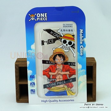 【UNIPRO】ASUS ZenFone 5 5Z 2018 海賊王 One Piece 航海王 黑條紋魯夫 TPU 手機殼 空壓殼 正版授權 ZE620KL ZS620KL