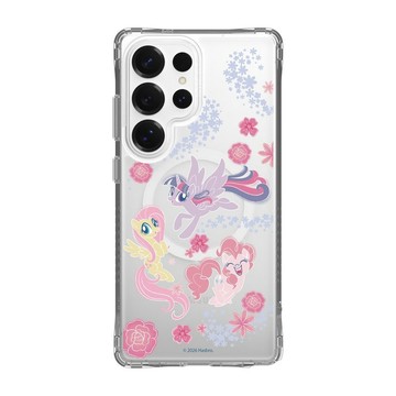 彩虹小馬繁花漫舞防摔透明SAMSUNG手機殼