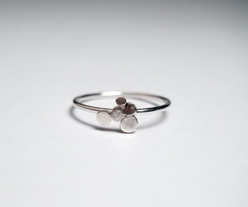 【Line系列】 #a361 點點線戒指(13號)/ 925銀/ 手工禮物/ 客製化