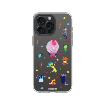 iPhone 15 Pro Max Clear 透明 - 迪士尼-皮克斯 PIXAR - 腦筋急轉彎 2 - 角色集合