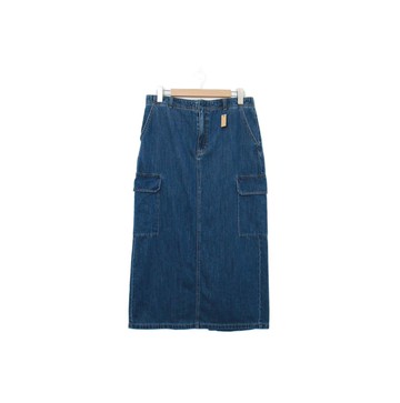 Back to Green- 復古丹寧長裙 42-47腰可穿 /ds-14 vintage skirt