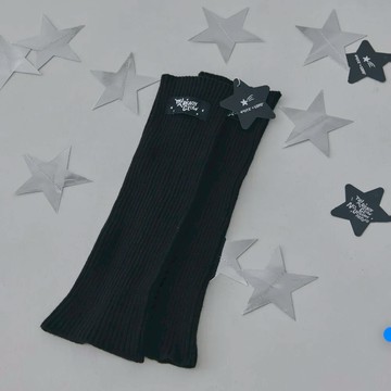 OTZ x LOFA SEOUL 麂皮 星星刺繡 黑色 勃肯鞋 厚底 懶人拖/堆堆襪 FLOTFA3W49