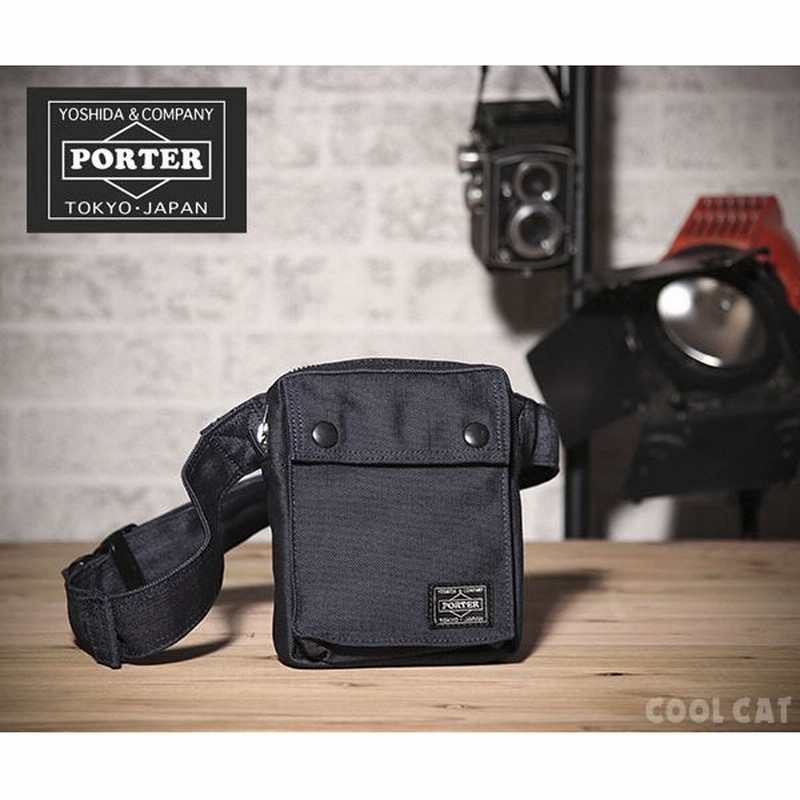 選べるノベルティ付 吉田カバン ポーター ウエストバッグm ネイビー メンズ スモーキー 592 Porter 通販 Lineポイント最大0 5 Get Lineショッピング