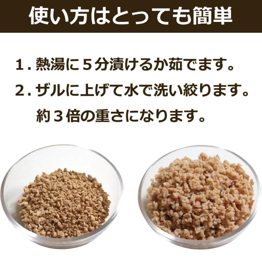 大豆ミート 国産 北海道大豆100％ 200g ミンチタイプ ひき肉