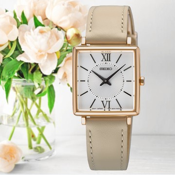 SEIKO 精工 CS系列 日系美學 方形石英錶 女錶_SK028 SWR114P1/4N30-00N0W
