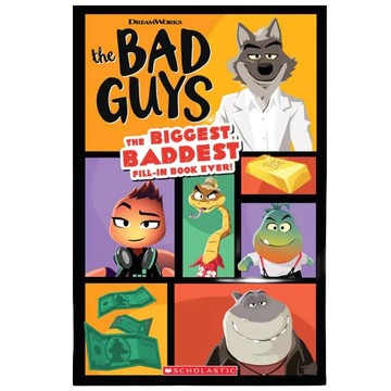 The Bad Guys Movie: Fill-in Book 壞蛋聯盟 / Scholastic出版社旗艦店
