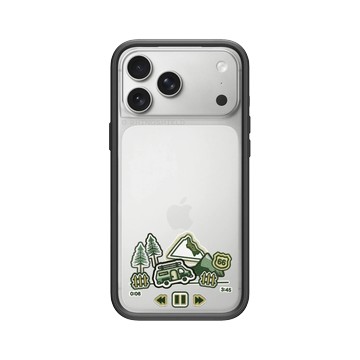 iPhone 17 Pro Max Mod NX -邊框背蓋組合 (相機按鈕) 黑 - Nature Explorers 自然探索指南 - 露營車出動