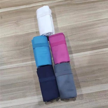 50*100cm超細纖維速干浴巾薄款沙灘巾戶外居家旅行 常規多色