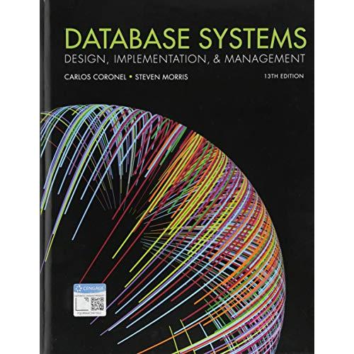 Database Systems: Design, Implementation, and Management