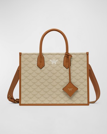 Lauretos Monogram Canvas Tote Bag