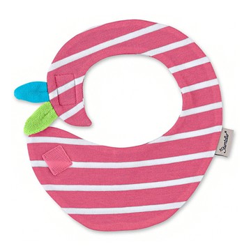 Sterntaler  史丹特樂織品 粉條紋圍兜 12-18月 (STE0021)