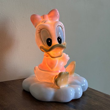 絕版迪士尼黛西陶瓷夜燈