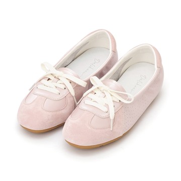 D+AF 粉彩系列真皮綁帶淺口休閒鞋