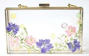 押花手提包 Pressed Flowers Clutch Tailor made