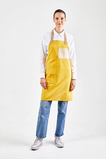 PEBBLE APRON - (杏色，杏黃) 工作服，制服