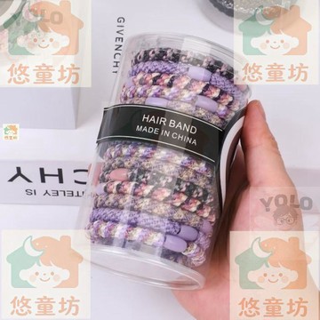 台灣-出貨🔥 昆凌爆款同款 小香風馬尾髮圈 高彈力髮圈 耐用新款髮圈 高馬尾專用