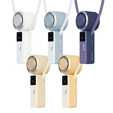 【LaPO】 mini 頸掛式製冷風扇 14公分 製冷風扇 小風扇 隨身風扇 5000mAh LF-06 頸掛 手持