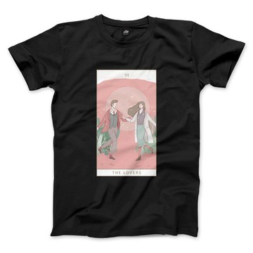 VI | The Lovers - 黑 - 中性版T恤