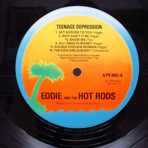 EDDIE  THE HOT RODS☆激レアポスター付76年UKオリジ1ST LP☆