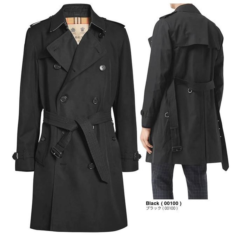 Burberry トレンチコート　ミドルレングス　BLACK Burberry トレンチコートミドルレングスBLACK