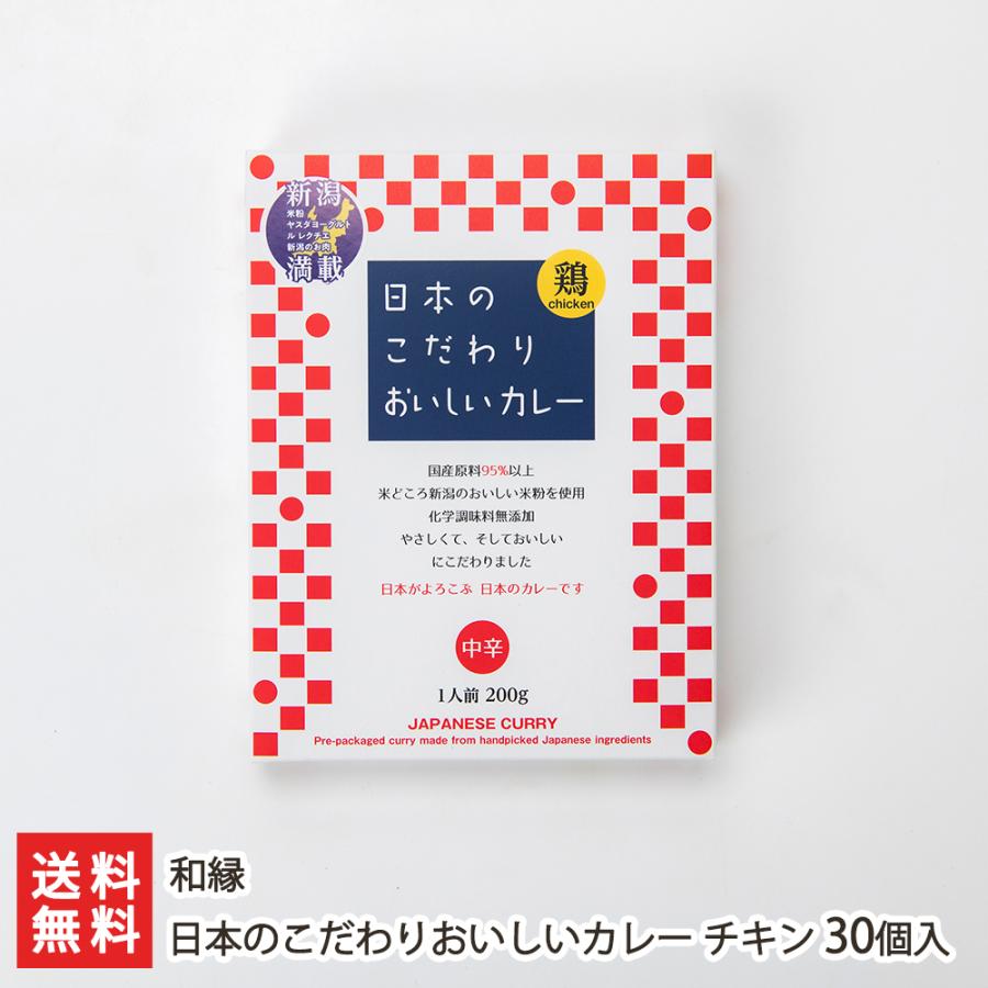 日本のこだわりおいしいカレー チキン 30個入り 惣菜 和縁 後払い決済不可 送料無料