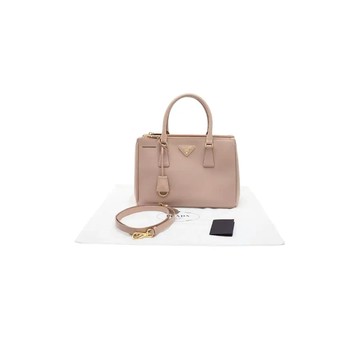 PRADA GALLERIA 奢華十字紋托特包殺手包手提包肩背包 / 肩背帶