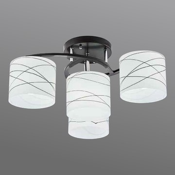 條紋玻璃造型半吸頂燈 36-61101