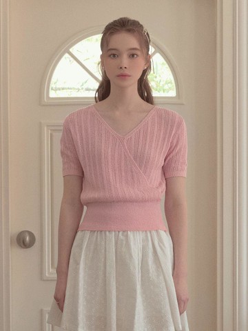 Netty Wrap Summer Knit Top