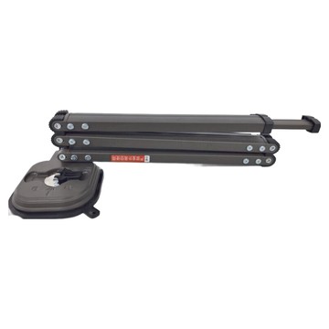 無痕伸縮曬衣桿  鋁合金材質  黑色  940g