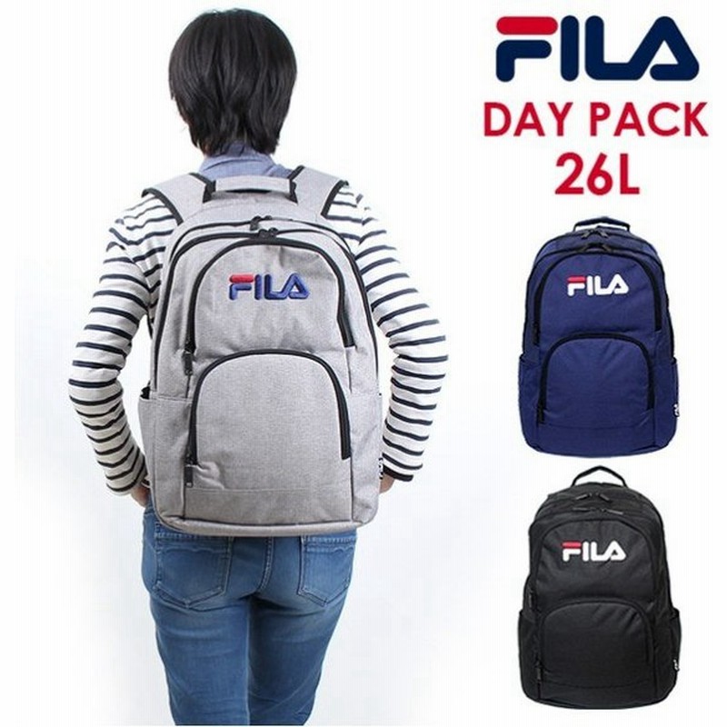 リュック 通学 高校生 女子 男子 7556 Fila フィラ 刺繍ロゴ デイパック 26l 2ルーム 人気 ブランド リュック メンズ レディース 通販 Lineポイント最大get Lineショッピング