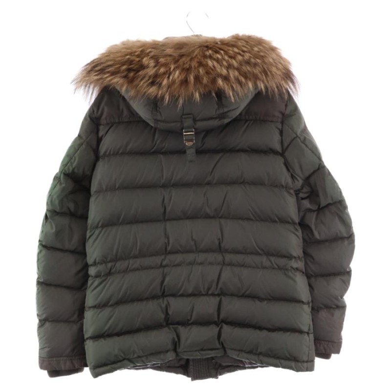 MONCLER モンクレール CHARENTE シャラント ファー付き ダウンジャケット カーキ 120914160720 54155 |  LINEショッピング