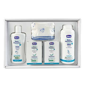 chicco 寶貝嬰兒植萃沐浴澎澎禮盒