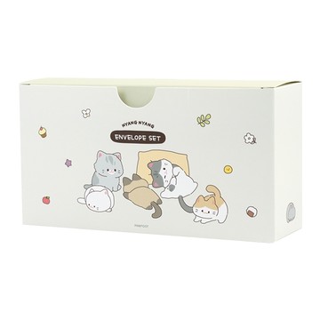 Pinkfoot 10000 貓咪橫式信封組 混色 1組  1個  綜合色