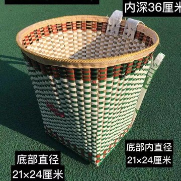 采茶葉的籃子背簍竹編買菜采摘塑料手工編制成人家用道具舞蹈背筐