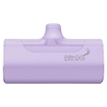 Mr.OC 橘貓先生 口袋快充行動電源 4800mAh Type-C  ZJC-48  薰衣草紫